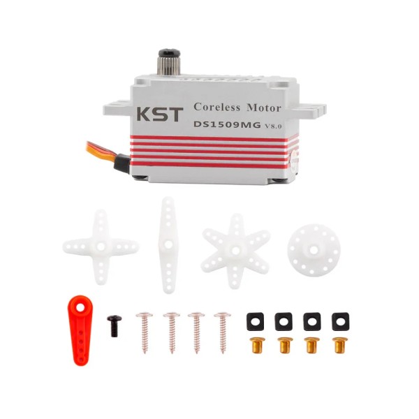 Original KST DS1509MG 12.8Kgf.cm 0.07sec Metal Gear Coreless Digital Low Profile for Aircraft RC Cars